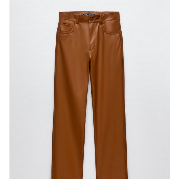 Zara faux leather pants - Picture 4 of 6